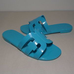 Sam Edelman Size 9 M BAY JELLY Rio Blue Sandals New Women's Shoes